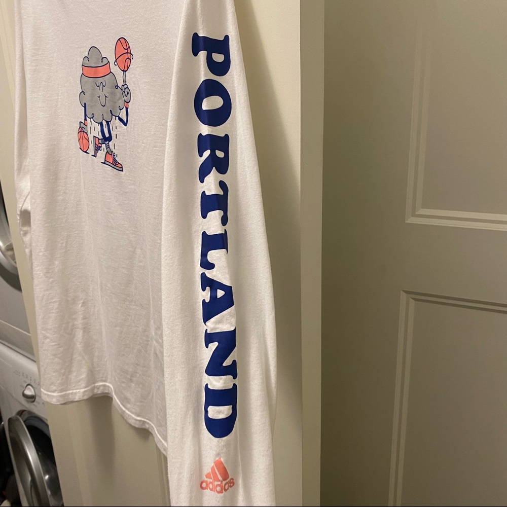 Adidas Longsleeve Amplifier Tee Portland Basketball - Picture 3 of 3
